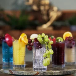 Kadum Cocktailgläser 6er Set Longdrinkgläser 360 Ml Longdrinkbecher Gläser Longdrink -Perfekter Küchenladen 044aca4692f7db57f646d3e6a3afb516