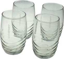 Sodastream Trinkglas 4er-Pack, Passend Zu Sodastream-Glaskaraffen -Perfekter Küchenladen 04f460d0ed863c2824524404a8c3cdde