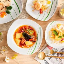 VEWEET Porzellan Tafelservice 'Aviva' 100-teilig Set, Kombiservice Mit Dessertteller, Speiseteller, Suppenteller, Müslischalen, Kaffeebecher, Kaffeetassen Set, Eierbecher, Milch- Und Zuckerset 12 VEWEET Porzellan Tafelservice 'Aviva' 100-teilig Set, Kombiservice Mit Dessertteller, Speiseteller, Suppenteller, Müslischalen, Kaffeebecher, Kaffeetassen Set, Eierbecher, Milch- Und Zuckerset -Perfekter Küchenladen 0800e13214798d873a478ea309e3ec86