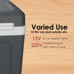 EINFEBEN Kuehlbox Tragbare 32 Liter, Thermo-Elektrische Kuehlbox, Wärmen Und Kühlen Mini-Kuehlschrank 12 Volt Und 230 Volt, ECO-Modus, Mit Tragegriff, Für Auto, Innenraum, Camping Kühlboxen -Perfekter Küchenladen 0980a6923be008ab68b61d3f522d1b2e