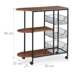 Relaxdays Servierwagen Industrial 15 Relaxdays Servierwagen Industrial -Perfekter Küchenladen 0caa746d610ba944444cbd67445d8cc8