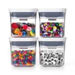 OXO Good Grips Mehrteiliges Pop-Container-Set, Kunststoff, Weiß -Perfekter Küchenladen 1135117cacfc730dd29389c2f4f12117