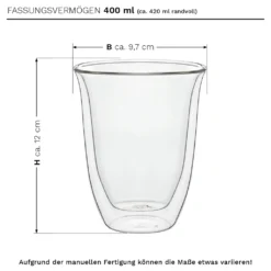 Thermoglas „DG-V“ 6er-Set 400 Ml -Perfekter Küchenladen 198439677a85fb32b1639d1301a15071