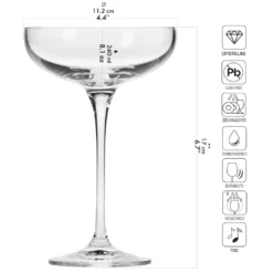 KROSNO Harmony Sektgläser, 6er-Set, 240 Ml -Perfekter Küchenladen 19b87b39da0b689c175def8f511a5659