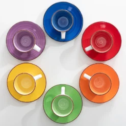 Kaffeeservice Steinzeug, Vancasso BONITA 12 Teiliges Kaffeeset, Cappuccino Tassenset Für 6 Personen, Tassen Und Untertassen -Perfekter Küchenladen 1cd3d69f844bc5d485c6f62227b88ddb