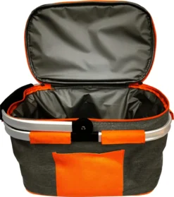 SVITA Picknickkorb 25l Thermo Einkaufskorb Mit Kühlfunktion Kühlbox Kühltasche Grau -Perfekter Küchenladen 20671f104219e111debfdfcfc769cc7f