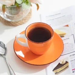 Kaffeeservice Steinzeug, Vancasso BONITA 12 Teiliges Kaffeeset, Cappuccino Tassenset Für 6 Personen, Tassen Und Untertassen -Perfekter Küchenladen 209f913751c3237acf4a516d2f794b11