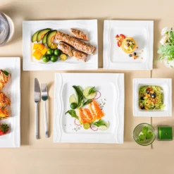 MALACASA, Serie Mario, Cremeweiß Porzellan Tafelservice 28 Tlg. Set Geschirrset Kombiservice Mit Dessertteller, Speiseteller, Suppenteller, Müslischalen, Servierplatte, Salz- Und Pfefferdosen 16 MALACASA, Serie Mario, Cremeweiß Porzellan Tafelservice 28 Tlg. Set Geschirrset Kombiservice Mit Dessertteller, Speiseteller, Suppenteller, Müslischalen, Servierplatte, Salz- Und Pfefferdosen -Perfekter Küchenladen 229ec8b73e99d7cae22f123b928cc063