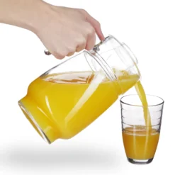 Relaxdays Glaskrug Mit Deckel -Perfekter Küchenladen 28e3280b9485f351e85a4236de2393e5