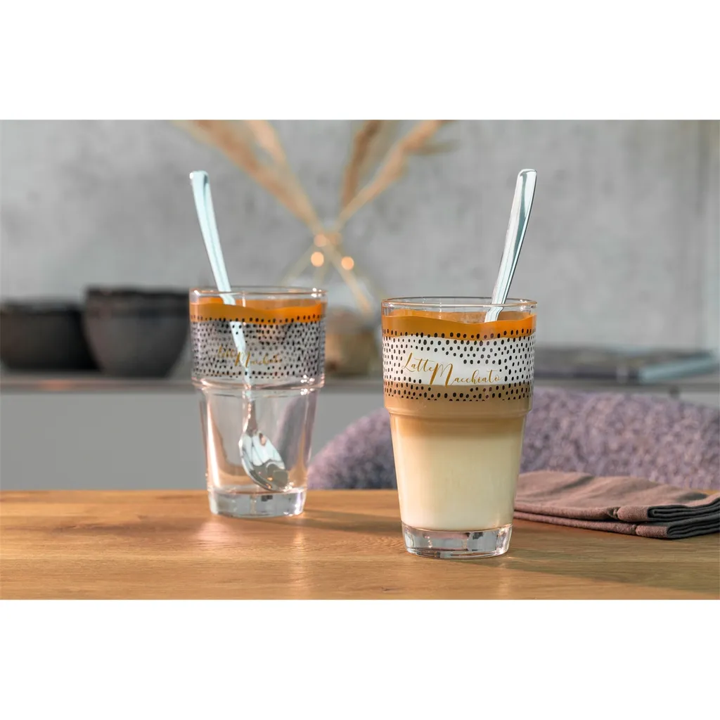 LEONARDO 043478, Gold, Transparent, Glas, Rund, 2 Stück(e), Klar, 410 Ml 4 LEONARDO 043478, Gold, Transparent, Glas, Rund, 2 Stück(e), Klar, 410 Ml – Bild 2