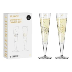 Goldnacht Champagnerglas-Set H22 Von Ritzenhoff Design Team -Perfekter Küchenladen 3adfb5325f9e1dc896429ee2892fb19a