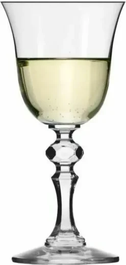 KROSNO Weiß-Weinglas | Set Von 6 | 150 ML | Krista Kollektion | Kristallglas | Weißweingläser | Perfekt Für Zuhause, Restaurants Und Partys | Spülmaschinenfest -Perfekter Küchenladen 3b43760ab4c278dae9dfa12167c4b450