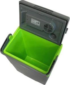 MAXXMEE Kühlbox - Wahlweise Via Netzkabel Oder KFZ-Anschluss - 22l Volumen - Grau/limegreen Kühlbox Camping Kühlschrank 22L Auto 12V 230V Thermobox Elektrisch Picknick Grau -Perfekter Küchenladen 40649ddde9befe0936929bbd6c4cdf6e