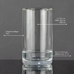 GOURMETmaxx Glas Selbstkühlend - 2er-Set Je 280 Ml -Perfekter Küchenladen 45ae31862a33d8d912ebae3800e682a8