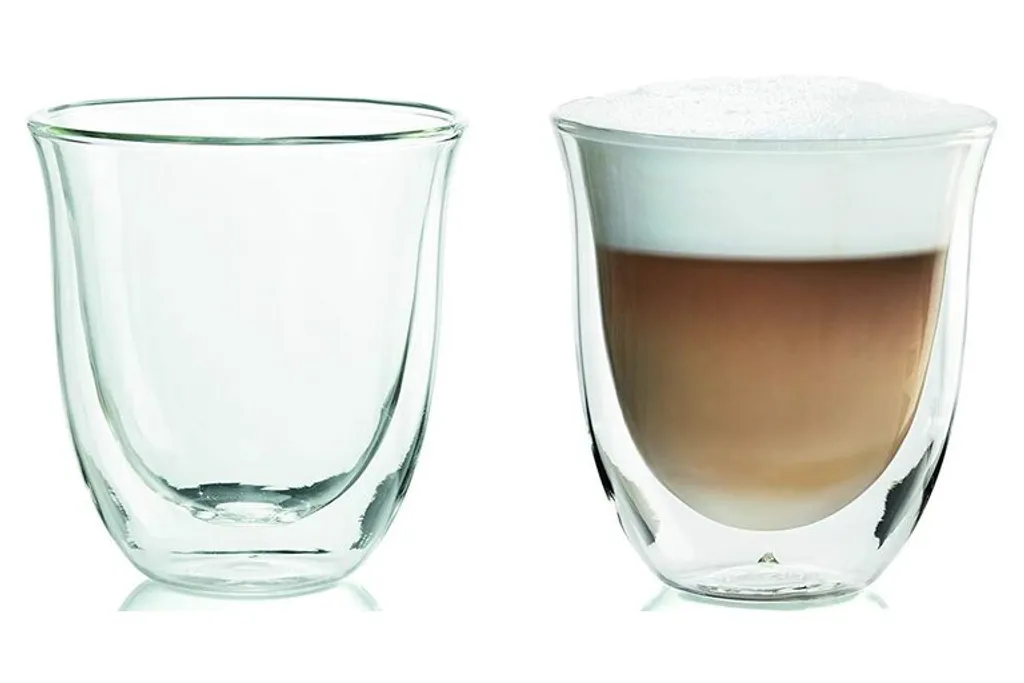 De'Longhi DeLonghi Cappuccino 2er Doppelwandiges Thermoglas 4 De'Longhi DeLonghi Cappuccino 2er Doppelwandiges Thermoglas – Bild 2