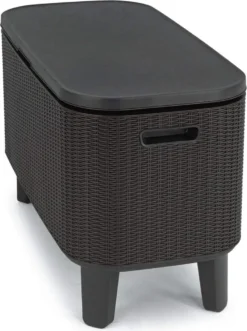 Keter Garden Bar 2in1 Tisch, Bar Mit Kühlbehälter Bevy Cool Bar Rattan -Perfekter Küchenladen 48dba60045ed461834764c504b248ac6