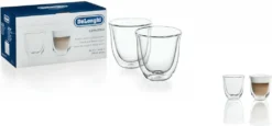 De'Longhi DeLonghi Cappuccino 2er Doppelwandiges Thermoglas 20 De'Longhi DeLonghi Cappuccino 2er Doppelwandiges Thermoglas -Perfekter Küchenladen 53124b3cac0f7e89ee8b091e3ee6463b