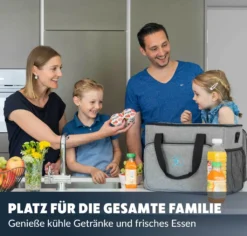 Obics - Kühltasche Gross Faltbar 30l Kuehlbox Isoliertasche Grau Für Essen In Tupperware Für Auto Mit Fächer Lunchtasche Camping Zubehör Für Picknick Essenstasche Isoliert Und Wasserdicht Für Arbeit 10 Obics - Kühltasche Gross Faltbar 30l Kuehlbox Isoliertasche Grau Für Essen In Tupperware Für Auto Mit Fächer Lunchtasche Camping Zubehör Für Picknick Essenstasche Isoliert Und Wasserdicht Für Arbeit -Perfekter Küchenladen 53d2864c6738a88578c9e9006366e129