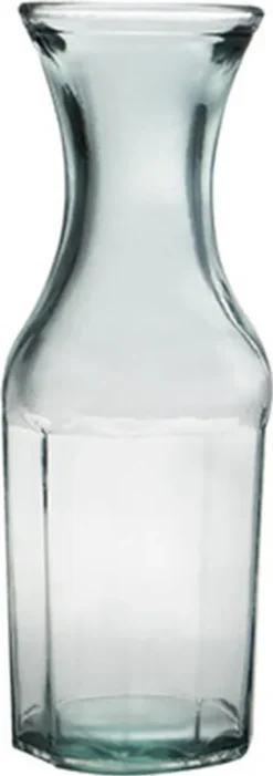 Glaskaraffe Casual 1000 Ml Wasserflasche Krug Retro Recycling-Glas