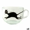 Tazza Luminarc Mistigri Grande Trasparente Gatto Vetro (500 Ml) (6 Unità) -Perfekter Küchenladen 589956b602a769c2d4ec9c4ae603a466