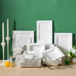 MALACASA, Serie Mario, Cremeweiß Porzellan Tafelservice 28 Tlg. Set Geschirrset Kombiservice Mit Dessertteller, Speiseteller, Suppenteller, Müslischalen, Servierplatte, Salz- Und Pfefferdosen 17 MALACASA, Serie Mario, Cremeweiß Porzellan Tafelservice 28 Tlg. Set Geschirrset Kombiservice Mit Dessertteller, Speiseteller, Suppenteller, Müslischalen, Servierplatte, Salz- Und Pfefferdosen -Perfekter Küchenladen 597fef9462e64f59438ce12c00800392