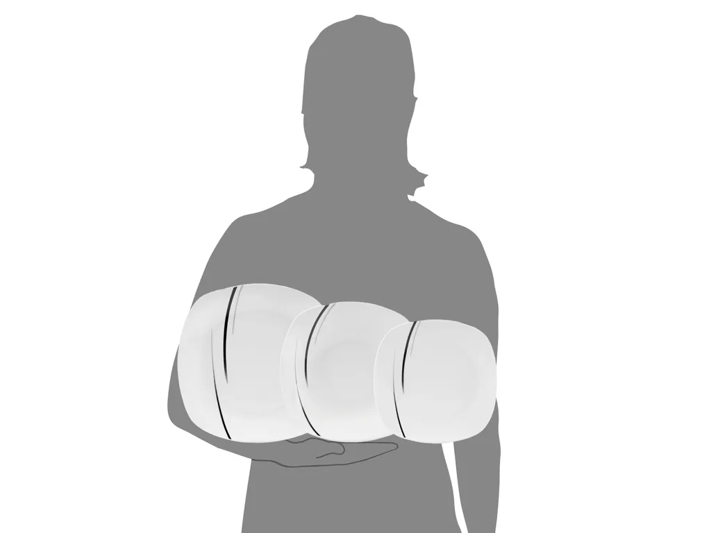 Sänger SÄNGER Porzellan Geschirrset Bilgola Black Lines, Tafelservice 18 Teilig Für 6 Personen 6 Sänger SÄNGER Porzellan Geschirrset Bilgola Black Lines, Tafelservice 18 Teilig Für 6 Personen – Bild 4