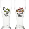 2x Weizenbiergläser Mutmacher Kampftrinker Weißbierglas 0,5L -Perfekter Küchenladen 5cc546b4087eadbce1057fb7316d889e