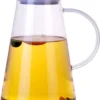 Glas Wasserflasche 2 Liter Glas Wasserflasche Borosilikatglas Wasserflasche Glas Wasserflasche Mit Deckel Wasserkocher Glas Wasserkocher Eistee Wasserkocher Edelstahl Deckel -Perfekter Küchenladen 5db40ad44306184e8db0277109704f9a