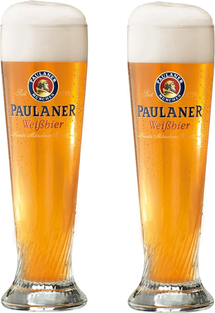 2x Paulaner Weizenbierglas 0,5L 3 2x Paulaner Weizenbierglas 0,5L