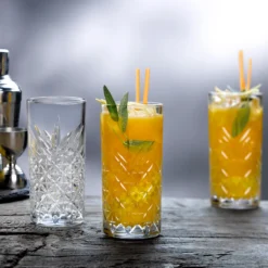 Pasabahce Timeless 520205 Longdrink Glas Wassergläser Kristall Design 4´er Set Transparent 365 Ml -Perfekter Küchenladen 5f83ee33b401c706dddc5413ed80a8ca