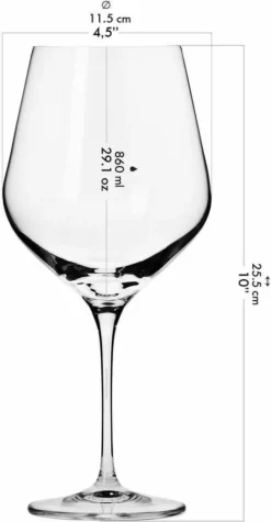 KROSNO Splendour Große Burgunder Rot-Weingläser, 6er-Set, 860 Ml -Perfekter Küchenladen 5f92fd7099d7568ea4764b9ef1ccd07c