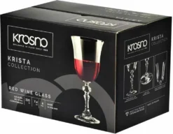 KROSNO Krista Kleine Rotweingläser, 6er-Set, 220 Ml -Perfekter Küchenladen 607657a26ec624b38417dde81179cb5e