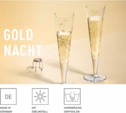 Goldnacht Champagnerglas-Set H22 Von Ritzenhoff Design Team -Perfekter Küchenladen 65fb67a7029669d35dc6bf31847724f5