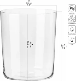 KROSNO Mixology Cidergläser, 6er-Set, 500 Ml -Perfekter Küchenladen 6736ebfb1391d9b64c7500449a299db0