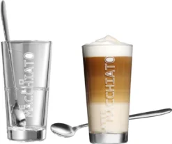 Flirt By R & B Latte-Macchiato-Glas "Lena" Spülmaschinenfest Mit Löffel 2 Stück -Perfekter Küchenladen 6ecbaa2935166e666adcbb2dc461e1f7