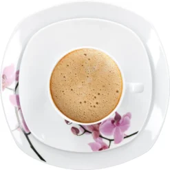 Kaffeeservice 18-tlg. Kyoto Orchidee Leicht Eckig Porzellan Für 6 Personen Weiß MitNachbildung 11 Kaffeeservice 18-tlg. Kyoto Orchidee Leicht Eckig Porzellan Für 6 Personen Weiß MitNachbildung -Perfekter Küchenladen 6f590376a860e5ebca7ad27a9cec95db