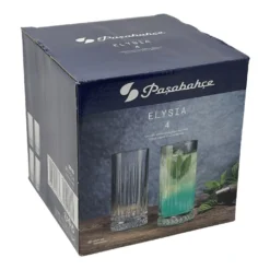 Pasabahce ELYSIA 520125 Wassergläser Lang 280ml 4er Set -Perfekter Küchenladen 70932d22dea9c88a99dbcf0f46765b5f