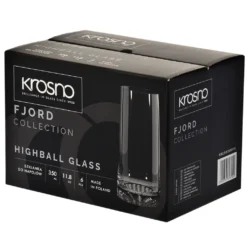 KROSNO Fjord Longdrinkgläser, 6er-Set, 350 Ml -Perfekter Küchenladen 73370dddb53748441720fab2818732b5