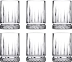 Pasabahce 6er Set ELYSIA 520242 Espressoglas Mini-Wassergläser 60 Ml Trinkglas Cocktailglas