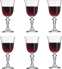 KROSNO Krista Kleine Rotweingläser, 6er-Set, 220 Ml -Perfekter Küchenladen 7de053334aafabeed6dc0220731ce932