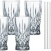 Nachtmann Latte Macchiato Set/4 + 4 Glastrinkhalme 7604/8tlg. Noblesse 104671 -Perfekter Küchenladen 7e166f4e1117913e41da4522d464fdf4
