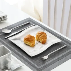 MALACASA, Serie Flora, 36 Tlg. Marmor Porzellan Kaffeeservice Geschirrset Mit 12 Kuchenteller, 12 Tasse 220ml, 12 Untertasse Für 12 Personen -Perfekter Küchenladen 7f177fa550d4b88fb5ee17d1bb9a9ad7