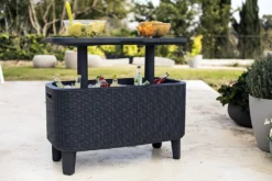 Keter Garden Bar 2in1 Tisch, Bar Mit Kühlbehälter Bevy Cool Bar Rattan -Perfekter Küchenladen 7fc5ceeddd1009700565b13e36ff8e32