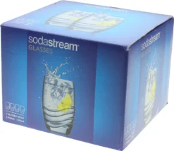 Sodastream Trinkglas 4er-Pack, Passend Zu Sodastream-Glaskaraffen -Perfekter Küchenladen 818dcb4b187e25bbbe0443e5f87b8a73