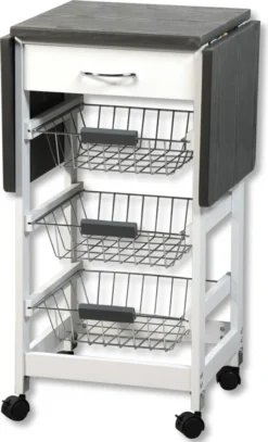 Kesper Küchenwagen Mit Ausklappbaren Seitenflächen -Perfekter Küchenladen 8440be4ccb6b7322958557dc1ecfd8e8