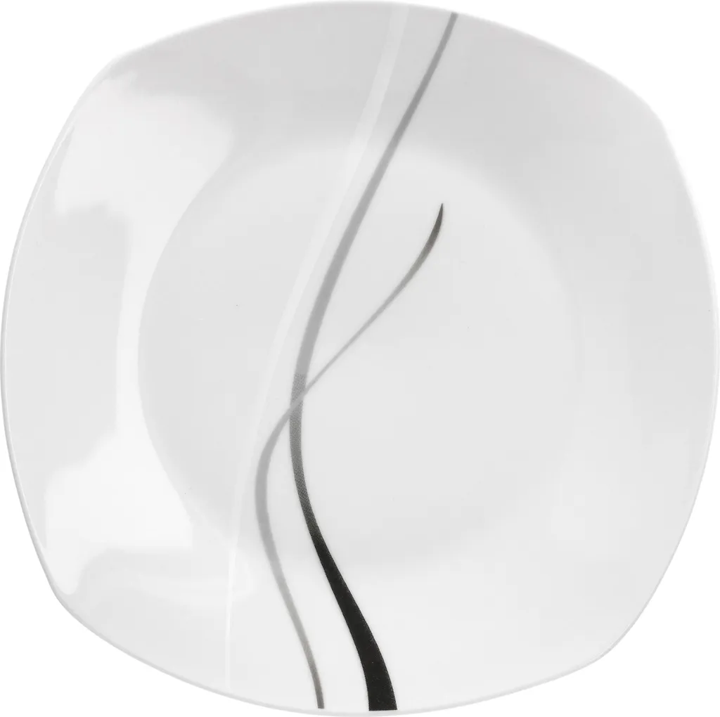 Van Well Kombiservice Silver Night 62-tlg 6 Personen, Tafel + Kaffee + Zubehör, Linien-Dekor 8 Van Well Kombiservice Silver Night 62-tlg 6 Personen, Tafel + Kaffee + Zubehör, Linien-Dekor – Bild 6