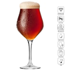 KROSNO Avant-Garde Bier-Tulpen Bier-Gläser, 6er-Set, 420 Ml -Perfekter Küchenladen 89ea0630b9ae8fc0317306ce095a3832