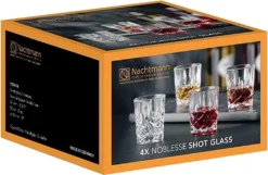 Nachtmann 100694 Noblesse Stamper Kristallglas, 55 Ml, H: 6,1 Cm, ø 5 Cm, Klar (4er Pack) -Perfekter Küchenladen 91c3ae3e3bb2f6936600cf4cf8e3a7c8