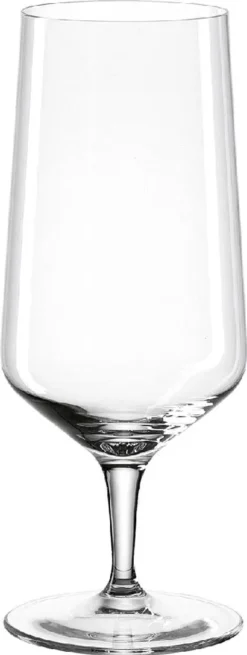 LEONARDO 069541 Puccini Bierglas 410 Ml, Teqton-Glas (6 Stück)