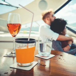 SILWY - 2 X Trinkbecher Mit Magnetboden - Hub Orange - Inkl. 2 Nano-Gel-Pads - 0,25l -Perfekter Küchenladen 9b5e028f4dccec2cb8f4e2bb2271562c